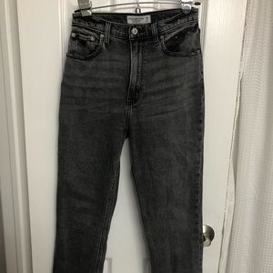 Abercrombie The Ankle Straight Ultra High Rise